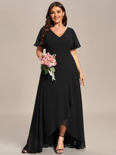 Plus Size Elegant Lotus Sleeves Chiffon Bridesmaid Dress

popover dresses, ducktape dresses, redprom dresses #dresseslover #dresses4less #dresseswithpockets Flowy V-neck Bridesmaid Dress For Wedding Guests, Ruffles Bridesmaid Dresses, Chiffon Wrap Dress, Goddess Gown, Ethereal Dress, Plus Size Elegant, Chiffon Wrap, Pink Bridesmaid Dresses, Black Bridesmaid Dresses