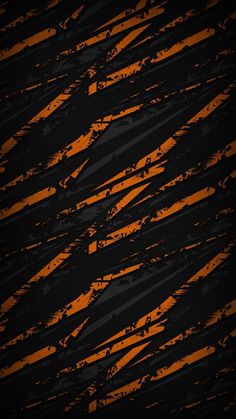 an orange and black background with stripes