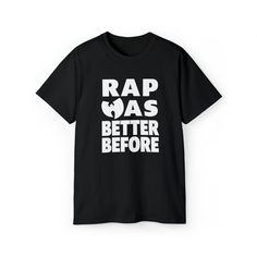 Retro Old School Rap T-Shirt, Gangsta Rap, Music Shirt, Hip Hop Merch, Streetwear, Gift Shirt, Unisex Cotton Tee, Christmas gift, Halloween gift, New Year gift, Birthday gift, Gift for her, Gift for him, Hip hop tee, Rapper shirt This unisex ultra cotton tee is a classic. Quality cotton construction means that designs are sure to shine. The shoulders are tapped for a good upper-body fit. There are no side seams, ensuring a clean, unbroken flow. The collar has ribbed knitting for improved elastic Old School Rap, Rapper Shirts, Hip Hop Tee, Gangsta Rap, Hip Hop Streetwear, Rap Music, Nouvel An, Halloween Gift, New Year Gifts