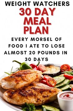 an advertisement for the 30 day meal plan