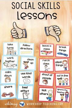 the social skills lesson for kids to learn how to use their hands and fingers, with pictures