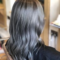 Ash Gray Hair Color Ideas & Formulas | Wella Professionals Smokey Ash Grey Hair, Ash Grey Hair Balayage