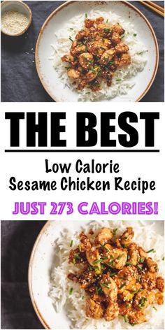 the best low calorie sesame chicken recipe just 278 calories and it's easy to make