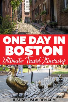 one day in boston, the ultimate travel itinerary for families and kids is here