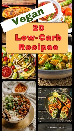 20 low - carb recipes for vegetarians that are easy to make and delicious