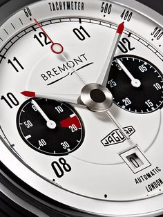 Bremont is above all proud of its British heritage, so it's fitting the 'MKII' watch is dedicated to the Jaguar E-type sports car, lauded as the fastest automobile in the world when it debuted at the Geneva Motor Show in 1961. This stainless steel timepiece is built with a tachometre-inspired dial, an engraved 'tyre tread' winding crown and a three-spoke 'steering wheel' winding weight that's visible through the clear sapphire crystal caseback. It's powered by an automatic BE-50AE movement and … Tyre Tread, Geneva Motor Show, Jaguar E Type, British Heritage, E Type, Perforated Leather, Sport Watches, Geneva, Mr Porter