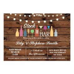 a wooden background with wine glasses and lights on it is an image of a stock the bar party