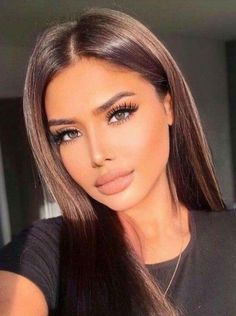 Advanced Hairstyles, Hair Styles Girl, Hairstyles Brown Hair, Glam Bride Makeup, Long Hair Color, Makijaż Smokey Eye, Brown Blonde Hair