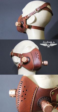 Cyberpunk Mask, Apocalypse Gear, Leather Face Mask, Steampunk Mask, Steampunk Leather, Leather Mask, Mask Halloween, Steampunk Accessories, Cool Masks