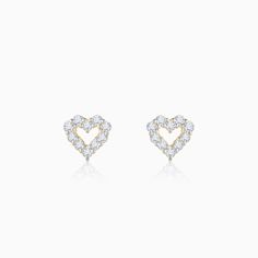 This listing is for Small Diamond Heart Studs, Halo Heart Earrings for women, Bridal Earrings, 14K Solid Gold Dainty Earrings, Bridesmaids gift * Gold : 14K Solid Gold * Gold Color: Yellow Gold, White Gold, Rose Gold * Earring Height: 0.60 cm * Earring Width: 0.50 cm * Diamond CTW: 0.25 ctw  * Diamonds: 20 Pieces * Diamond Quality: GH Color VS Clarity * Made to Order All pictures are taken in natural light. I have tried to show the actual shade and look of the Jewelry. Slight variation shall occur depending on different screen resolutions it is being viewed in.  I also take orders for customized rings necklaces Bracelets etc. Cubic Zirconia Heart Earrings For Wedding On Mother's Day, Heart-shaped Halo Wedding Earrings, Heart-shaped Halo Design Wedding Earrings, Heart Shaped Halo Design Wedding Earrings, Wedding Heart-shaped Halo Earrings, White Diamond Earrings For Wedding On Valentine's Day, Elegant Heart Earrings With Halo Design For Wedding, White Gold Earrings For Wedding And Mother's Day, Gold Diamond Earrings For Wedding On Valentine's Day