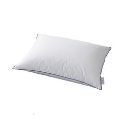 a white pillow on a white background