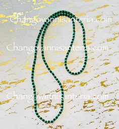 Choose from any of these styles Orisha Warriors and Godness necklaces. Protect yourself from Envy and any bad energies coming to you. Choose blessed by Santera or simple. Blessed will come with Santera's oils.  For sales and rewards points each purchase go to: https://www.changovannisanteria.com/product-page/orisha-yoruba-necklaces-collares-orisha-yoruba   Please do not use to shower or sleep as material can damage. Made of elastic string.     Any questions or guidance feel free to message me. I Green Spiritual Necklace For Festival, Green Spiritual Necklace For Festivals, Traditional Green Necklace For Meditation, Green Spiritual Long Beaded Necklaces, Green Spiritual Crystal Necklaces For Festivals, Spiritual Green Crystal Necklaces For Festivals, Spiritual Green Long Beaded Necklaces, Green Spiritual Crystal Necklace For Festival, Adjustable Necklace For Blessings And Festivals