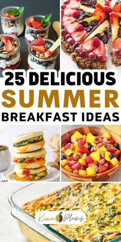 Discover a variety of summer breakfast ideas that are perfect for hot weather. From fresh fruit salads, breakfast casseroles, and smoothie bowls to healthy smoothies, you’ll many other summer breakfast recipes. Indulge in healthy overnight oats. Spice up your mornings with summer brunch ideas that capture the essence of summer. Don’t forget to try iced coffee recipes and create beautiful yogurt parfaits. Enjoy a satisfying breakfast on the go with these summer recipes. Fun Summer Breakfast Ideas, Plums Recipes, Hearty Breakfasts, Summer Lunches