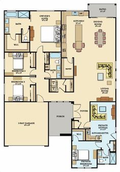 the floor plan for an apartment with two bedroom, one bathroom and living room area