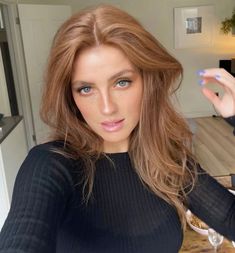 Hair Inspo Color Blue Eyes, Caramel Brown Hair Blue Eyes, Red Hair With Blue Dress, Copper Hair And Blue Eyes, Light Copper Hair Pale Skin, Cowboy Copper Hair Blue Eyes, Copper Hair Pale Skin Brown Eyes, Caramel Hair Blue Eyes, Light Eyes Hair Color