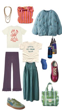 Eclectic Outfits, 가을 패션, Spring Summer Outfits, Everyday Outfits, Pretty Outfits, New Style, Capsule Wardrobe