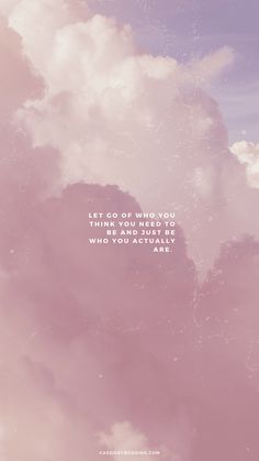 the sky is filled with clouds and there is a quote on it that says, when you