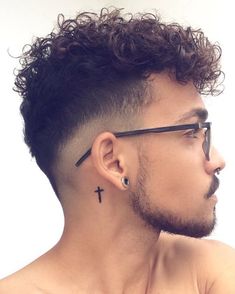 Men's Curly Hairstyles, Afro Curls, Faded Hair, Men Haircut Styles