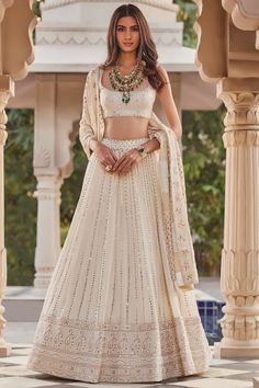 Orang India, Chikankari Lehenga, Baju Kahwin, Indian Outfits Lehenga, Wedding Lehenga Designs, Lehenga Designs Simple, Gaun Fashion