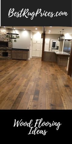 the before and after pictures of wood flooring in a kitchen, dining room or living room