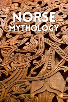 Norse mythology text on a Viking Age pattern. Odin Norse Mythology, Nordic Countries, Witchy Stuff, Dark Elf