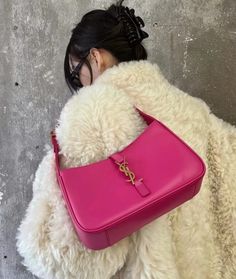 Fancy Bags, Luxury Purses, Pink Fashion, Pink Bag, Luxury Handbags, Cloth Bags, Ysl Bag, New Arrival