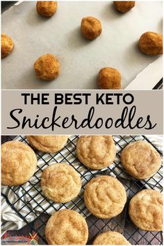 the best keto snickkerdoodles recipe is made with only 3 ingredients