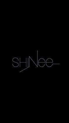 the word shine on a black background