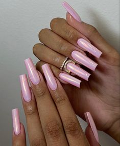 Red Acrylic Nails, Ombre Acrylic Nails, Glamorous Nails, Acrylic Nails Coffin Pink, Glam Nails, Pink Acrylic Nails, Fire Nails, Best Acrylic Nails