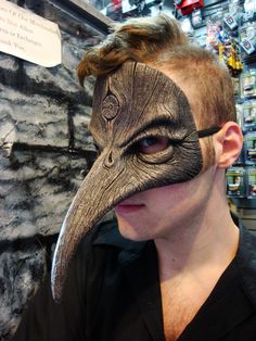 Bird Beak Mask, Fairytale Costume, Mask Ceramic, Beak Mask, Wooden Masks, Crow Mask, Plague Doctors, Bird Mask, Plague Mask