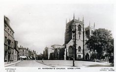 an old black and white photo of a church