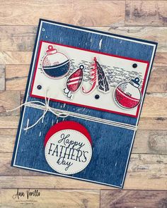 a father's day card made with the stamp set