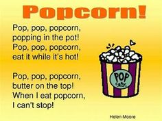 a popcorn bucket with the words pop pop in it and an image of a popcorn can be seen