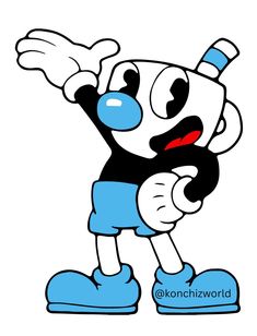 an image of a cartoon character holding his arms up