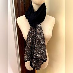 16” Width 80” Length Great For Layering, A Nice Pop. Good For Day And Night. Great Quality - Like New. Sequin Scarf, Anthropologie Accessories, Day And Night, Black Sequins, Scarf Wrap, Scarf Accessory, Anthropologie, Layering, Like New