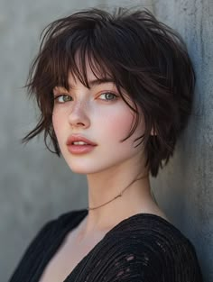 Explore the Beauty of Short Hair with Layers: Versatile Styles for Modern Women Hairstyles For Round Face, Modern Short Hairstyles, Choppy Haircuts, Stylish Short Hair, Choppy Bob Hairstyles, Hair Inspiration Short, Short Layered Haircuts, Hair Cuts For Women, Short Hair Styles For Round Faces