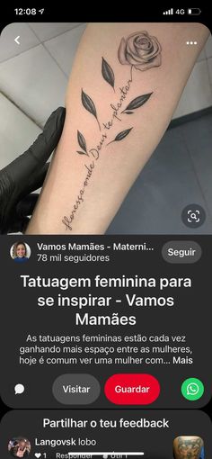 a woman with a tattoo on her arm that says, i love you in spanish