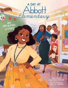 the cover of a day at abbott elementary