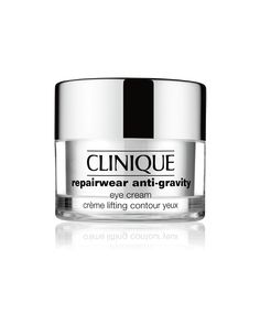 Eye cream virtually defies gravity. Reduces crepiness. Eye cream virtually defies gravity. Helps lift up. Reduces crepiness. What It Does Densely hydrating cream helps lift up around the eyes. Helps erase the look of fine lines and builds cushion into time-thinned skin. Even the first application creates a cushiony feel and a brighter look. Non-Acnegenic. Ophthalmologist Tested. How To Use Use twice a day, morning and night. With ring finger, apply sparingly to entire eye area using a gentle pat Eye Cream Clinique, Tighten Neck Skin, Find Your Foundation Shade, Hydrating Eye Cream, Holiday Fragrance, Anti Gravity, Cream Contour, Foundation Shades, Hydrating Cream