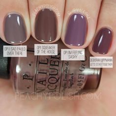 Opi Squeaker Of The House, January Nail Colors 2023, Nail Polish Swatches, Nagellack Trends, Fall Nail Colors, Fancy Nails