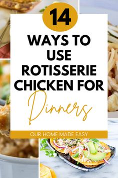 Rotisserie Chicken Ideas Meals, Roterisserie Chicken Recipes, Rottiserie Chicken Recipes, Rotisserie Chicken Dinner Recipes, Quick Casserole Recipes, Using Rotisserie Chicken, Chicken Rotisserie, Recipes Using Rotisserie Chicken, Rotisserie Chicken Breast