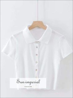 Material:COTTON Decoration:None Item Type:Tops Fabric Type:Knitted Style:Casual Tops Type:Tees Pattern Type:Solid Sleeve Length(cm):Short Sleeve Style:REGULAR Gender:Women Collar:Turn-down Collar Clothing Length:Short Size Table S : Shoulder 32cm(12.6") Bust 68-84cm(26.8"-33.1") Length 41cm(16.1") Sleeve 13cm(5.1") M : Shoulder 33cm(13") Bust 72-88cm(28.3"-34.6") Length 42cm(16.5") Sleeve 14cm(5.5") The size be measured by ourselves, error 1-3cm Sizing advice :Most items run small ( discluding s White Short Sleeve Collared Shirt, Cropped White Collared Shirt, White Button Up Shirt Short Sleeve, Eric Disneybound, White Button Up Women, White Collared Shirt Outfit, Short Sleeved Collared Shirt, White Button Down Short Sleeve, Short Sleeve Collared Shirt