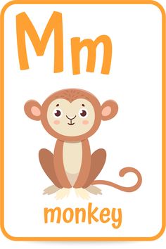 the letter m is for monkey