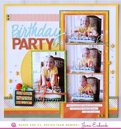 a birthday card with pictures of babys and candles