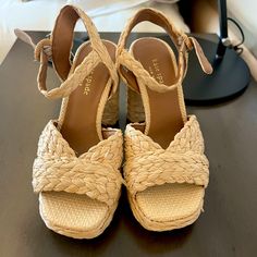 These Are Adorable! Perfect Condition. Bought Them Brand New And They Have Never Been Worn. They Are A Half Size Too Small For Me (I Am A 5.5 But Was Hoping To Squeeze). Make An Offer! Kate Spade Open Toe Sandals For Vacation, Kate Spade Ankle Strap Sandals For Summer, Kate Spade Summer Sandals With Ankle Strap, Kate Spade Ankle Strap Sandals For Spring, Kate Spade Summer Ankle Strap Sandals, Kate Spade High Heel Sandals For Summer, Kate Spade High Heel Sandals For Spring, Kate Spade Summer Sandals With Round Toe, Kate Spade Open Toe Summer Heels