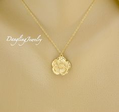 GOLD Magnolia Necklace Flower Pendant Necklace by DanglingJewelry, $25.00 Gold Flower-shaped Wedding Jewelry, Gold Plated Flower Shape Wedding Jewelry, Gold Flower Shaped Wedding Jewelry, Gold Plated Flower Shaped Jewelry For Weddings, Gold Flower-shaped Jewelry For Wedding, Gold Flower Shaped Jewelry For Wedding, Gold Flower Necklace For Anniversary, Gold Flower Pendant Necklace For Anniversary, Gold Flower Jewelry For Anniversary