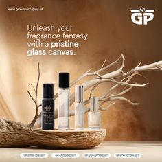 Transform inspiration into essence with our empty perfume bottles. Let your imagination run wild as you concoct the perfect blend that reflects your unique personality.  #GlobalPackagingFze #BottleMasters #ElegantBottles #BrandBottles #CraftedPerfection #PremiumPackaging #BespokeBottles #BrandIdentity #LuxuryPackaging #BottleDesigns #CustomizedBottles Catalog Layout, Beauty Cosmetics Design, Cosmetic Photography, Jazz Night, Cosmetics Design, Product Ads, Catalogue Layout, Empty Perfume Bottles, Cosmetics Photography