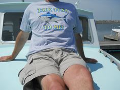 Bluefin Tuna T-Shirt Talk Tuna To Me Tuna Fishing by stripedbass Short Sleeve Tops For Summer Fishing, Summer Fishing Tops With Crew Neck, Blue Short Sleeve T-shirt For Fishing, Casual Crew Neck Top For Fishing, Bluefin Tuna Fishing, Bluefin Tuna, Tuna Fishing, Fishing T Shirts, Nov 2