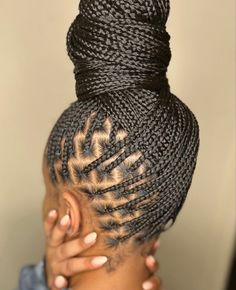 Knotless Ponytail, Braids 2024, Ponytail High, Marley Twist, Biracial Hair, Protective Hair, Hairstyles Pictures, Natural Braids