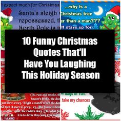 funny christmas quotes that have you laughing this holiday season with the text overlaying it